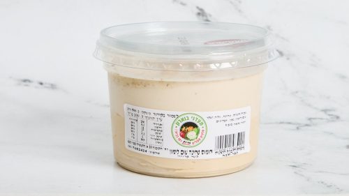 חומוס טחינה שום לימון